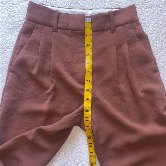 Wilfred Espresso Wide Leg Pants Red Brown - Picture 6 of 10